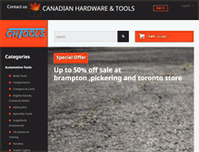 Tablet Screenshot of chtools.ca